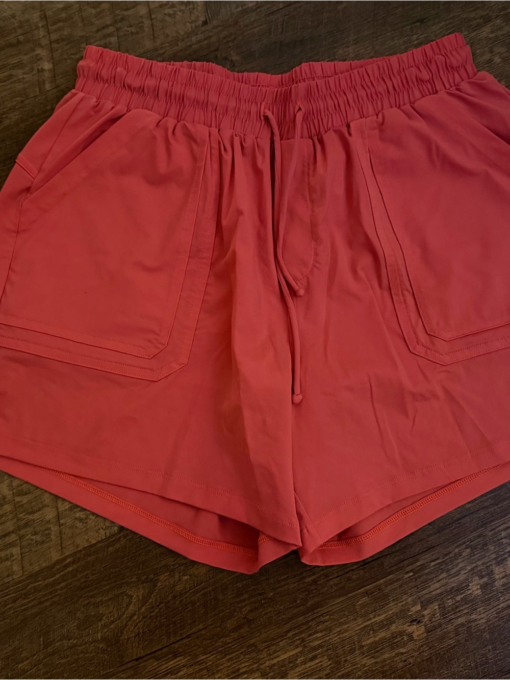 ZYIA Coral Drawstring Athletic Shorts, Size Small, Good condition